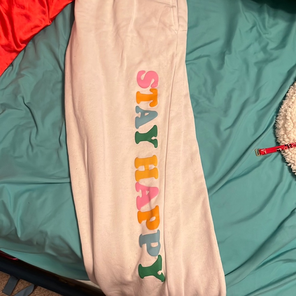 stay happy sweatpants